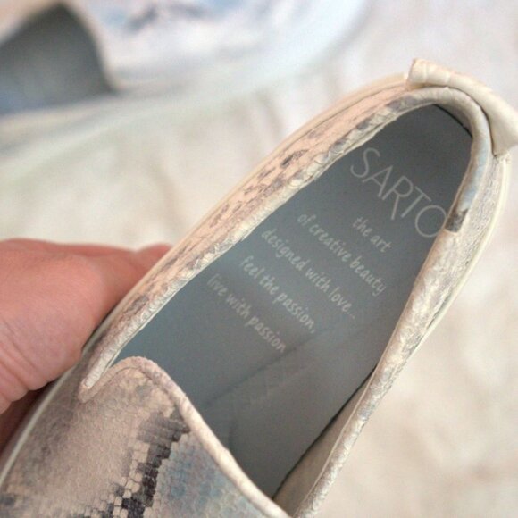Sarto snakeskin slip on sneakers - Picture 5 of 5